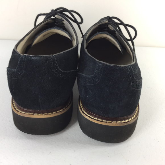 Cole Haan Men\'s 11.5 Black Suede Wingtip Oxfords main image 5